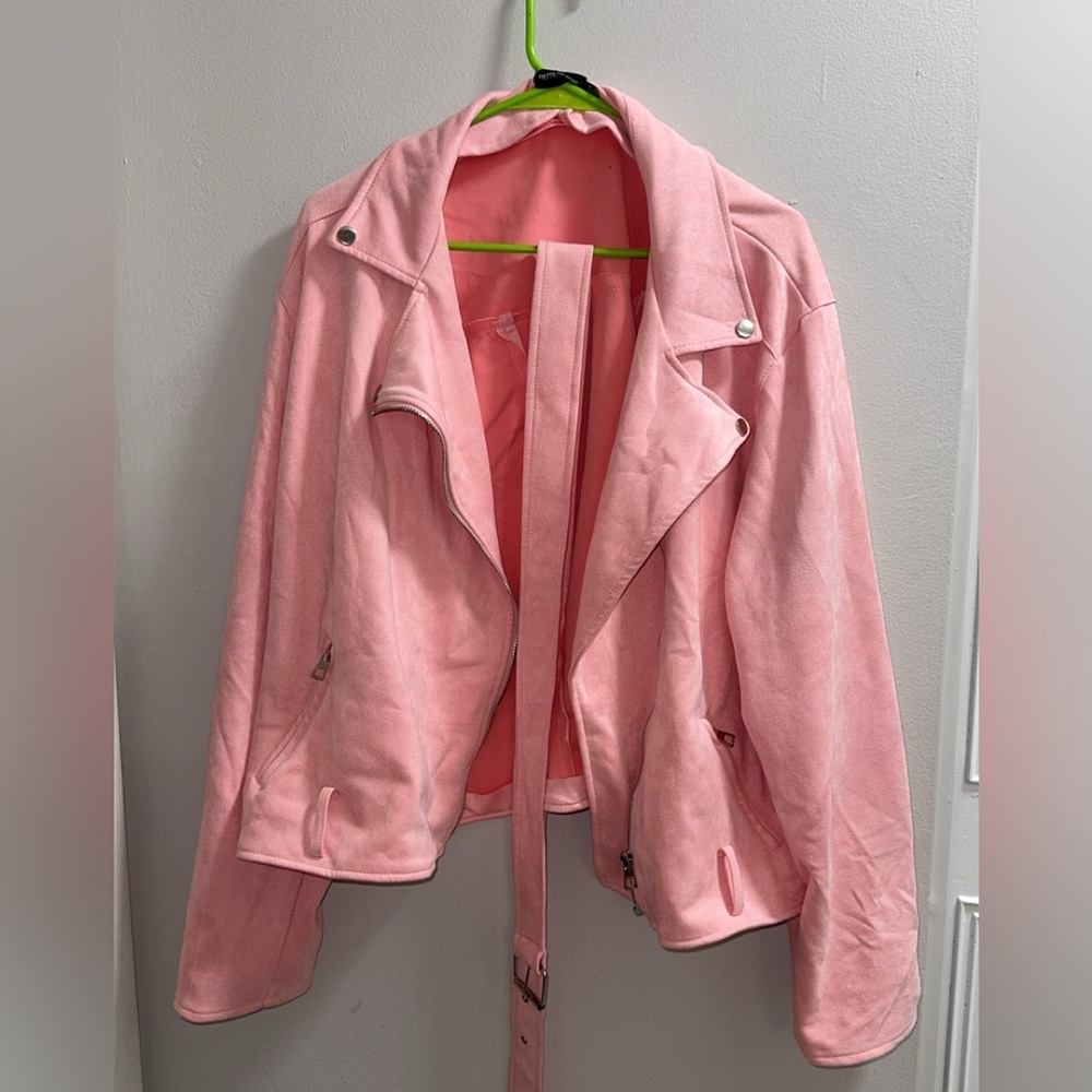 Women’s Pink Biker light weight jacket